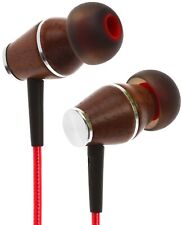 XTC 2.0 Earbuds with Mic, Premium Genuine Wood Stereo Earphones, Hand-Made in...