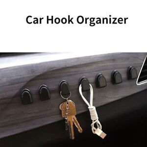 ABS Car Hooks PC Self-Adhesive Dashboard Hook for 10Pcs Key