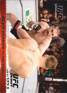 2009 Topps UFC Round 1 #57 Heath Herring RC vs. Jake O'Brien - NM-MT