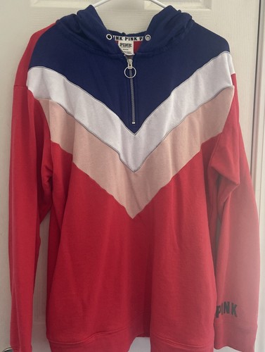 UNDERCOVER Felpa con cappuccio donna taglia media ROSA Victoria’s Secret