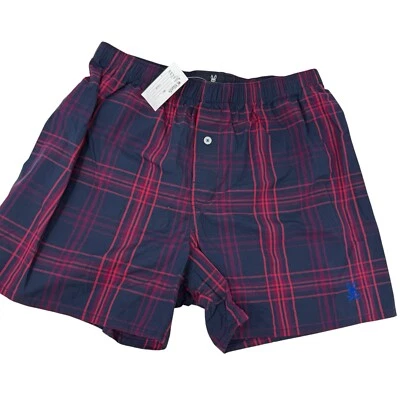 Psycho Bunny Hombre Talla Pequeña Tejido Boxer Pantalones Cortos Algodón A Cuadros Ropa Interior Nuevo con Etiquetas Foto 1 de 4