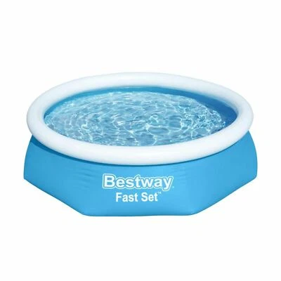 Set Bestway Swimmingpool Schwimmbecken Wasser Planschen Sommer Familie Wasser - Bild 1 von 4