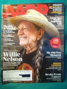 AARP The Magazine: June/July 2018 Willie Nelson-Very Good Condition - Picture 1 of 5