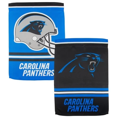 NFL Carolina Panthers Bandera de Jardín Doble Cara en Colores de Equipo, 12.5 x 18 Pulgadas Foto 1 de 4