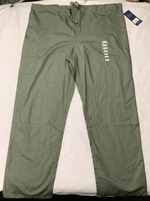 Pantalones Médicos Cherokee Grandes Verdes Ropa de Trabajo Elastizados Rectos Carga Unisex Nuevos Foto 1 de 4