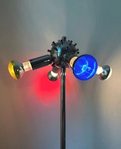 Lámpara de colección Mid-Century SPUTNIK de la era espacial decoración 4 bombillas lámpara - Imagen 1 de 11