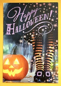 Happy Halloween Greeting Card (+ Envelope 5x7") - Picture 1 of 4