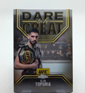 2025 Topps Chrome UFC Ilia Topuria Dare to be Great DBG-6 | FEATHERWEIGHT - Picture 1 of 2