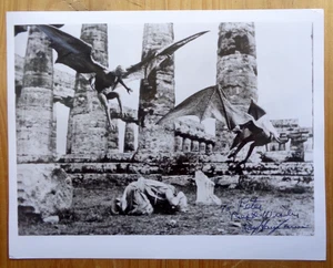 Ray Harryhausen Jason y los argonautas 8x10 foto inscrita autógrafo firmado - Imagen 1 de 2