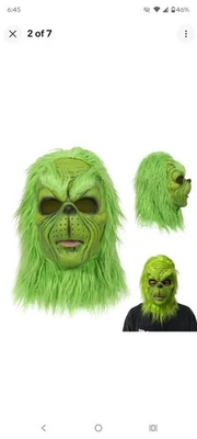 Traje de Navidad Verde Cosplay Adulto Peluche Navidad Disfraz Navidad Vacaciones Foto 1 de 3