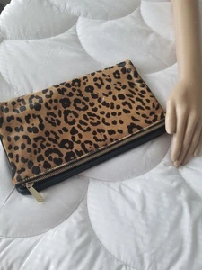 Cloth Animal Print Folded Clitch Leather Bag from LK Benett - Picture 1 of 6
