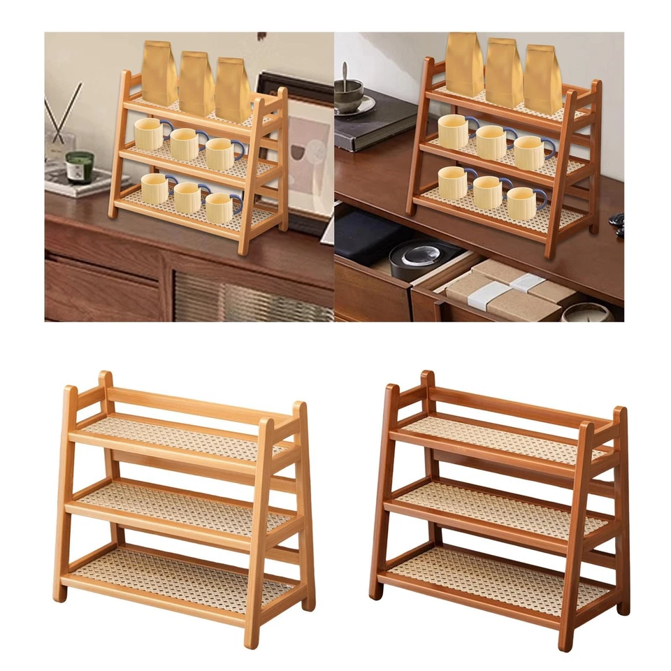 Coffee Station Organizer for Syrup Bottles, 3 Tier Storage for Kitchen - Image 1 of 1
