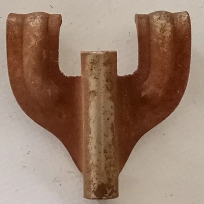 Gretsch 1+ Claw T-Rod Bass/Snare Drum Round Badge Nickel Broadkaster Vintage USA - Image 1 of 2