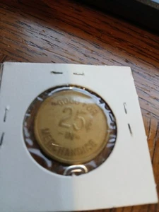 Ficha de prisión de colección - Dinero de tienda de prisión Michigan Chippewa - 25 centavos - Imagen 1 de 2