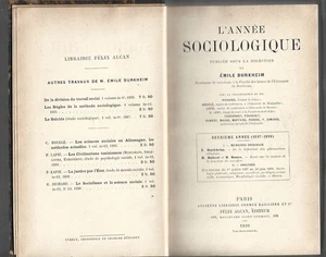 L ANNEE SOCIOLOGIQUE . 1897 - 1898 .  sous la direction d'Emile DURKHEIM . 1899 - Picture 1 of 2