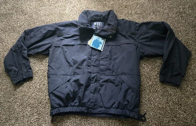 5.11 Tactical Fleece Lined Duty 2 Layer Jacket Waterproof Navy Mens Size XXL NEW - Image 1 of 4