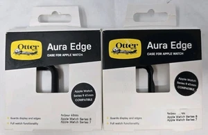 OtterBox 77-87568 Aura Edge Case for Apple Watch Series 8/7 41 MM Black 2PK OB - Photo 1 sur 4