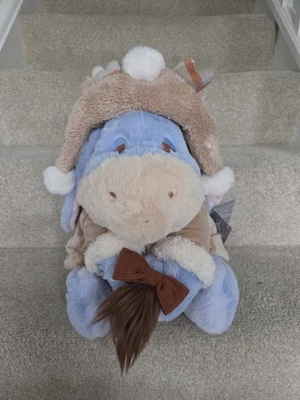 Disney Store Eeyore Winter Plush. Winnie the Pooh Medium Soft Toy. New With Tag. - Image 1 of 4
