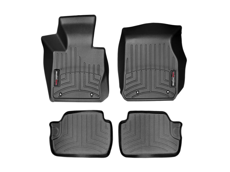 Forro de piso WeatherTech para BMW M235i 2014-2016 - primera y segunda fila, negro Foto 1 de 4