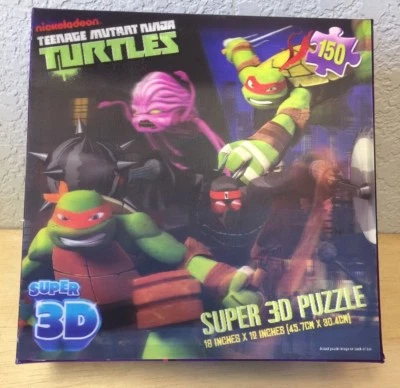 Nickelodeon Teenage Mutant Ninja Turtles Super 3D Puzzle Nuevo Foto 1 de 4