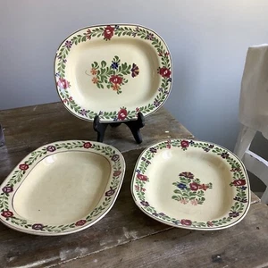 2 Titian Ware Adams Lakewood Royal Ivory England oval plates Plus 1 Other - Picture 1 of 12