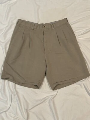 Pantalones Cortos Ping Para Hombre 34 Beige Plisado Chino Informal Golfista Rendimiento Atlético Foto 1 de 4