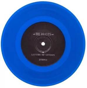 The Braves - Letters of London Blue / You're not a Patriot- 7" Blue Vinyl -NEW - Imagen 1 de 3