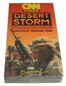 CNN DESERT STORM VHS video tape FACTORY SEALED seal movie battle special reports - Picture 1 of 11