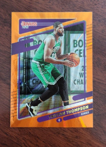 2021-22 Donruss Basketball Tristan Thompson Sacramento Kings Orange Laser #10