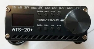 ATS-20+ FM RDS STEREO AM LW MW SW DSP RADIO RECEIVER ANT NO BOX - Zdjęcie 1 z 10