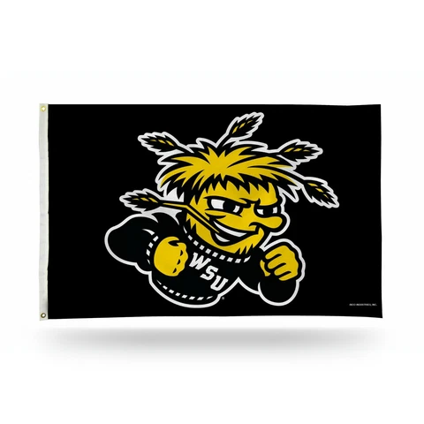 Wichita State Shockers Banner Flag. 3' x 5'. Grommets.  #673 Cover