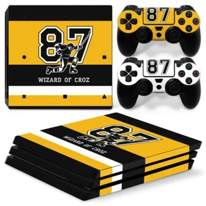 PS4 Pro Playstation 4 Console Skin Decal Sticker Sid Pittsburgh Custom Design - Picture 1 of 3