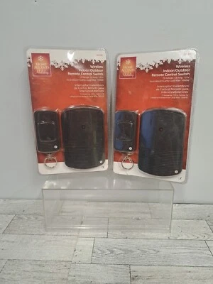 (2) Accents Holiday Indoor/Outdoor Wireless Remote Control Switch NOS - Image 1 of 4