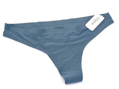 Soma Intimates Enbliss Soft Stretch Thong ~Orion Blue~ Size: M [New With Tags] - Image 1 of 3