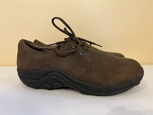 CO141 Merrell Cuero Marrón Oxford Zapatos de Senderismo Caminar Selva Suave Mujer 9.5 - Imagen 1 de 8