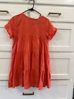 Karlie Linen Baby Doll Tiered Dress   Size Small