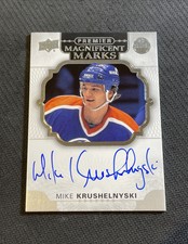2017-18 UPPER DECK PREMIER MIKE KRUSHELNYSKI MAGNIFICENT MARKS AUTO #MM-MK