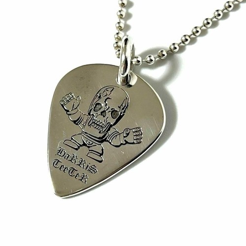 Collana con ciondolo plettro chitarra CHROME HEARTS SV925