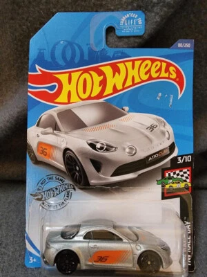 HOT WHEELS RACE DAY ALPINE A110 CUP SILVER DIECAST 3/10 - Image 1 of 4
