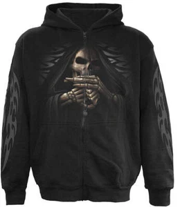 BONE FINGER - Full Zip Hoody Black - Bild 1 von 2