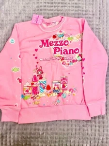Mezzo Piano kids Long sleeve Sweatshirt 140cm Pink Berrie Girls Vintage New Tag - Picture 1 of 3