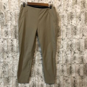 Duluth Trading Damengröße 8 S schmal zulaufendes Bein Nylon Stretch Reißverschluss Hose hellbraun - Bild 1 von 12
