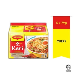 Malaysian Maggi 2 Minutes Instant Noodle Soup, Curry Flavored (79g x 5pcs) - Picture 1 of 6