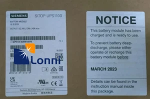 Módulos de batería Siemens SITOP UPS1100 6EP4 135-0GB00-0AY0 6EP4 135-0GB00-0AY0 nuevos - Imagen 1 de 4