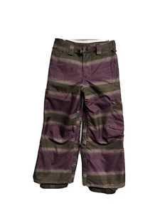 Burton  DryRide Purple Striped Snow Pants Unisex Size XS 5/6 Ski Snowboard - Picture 1 of 9