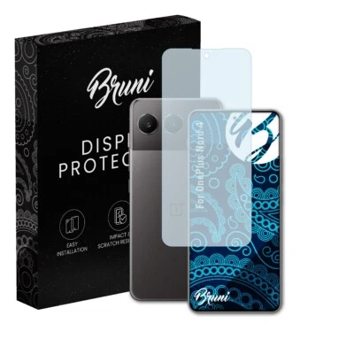 Bruni 2x Protective Film for OnePlus Nord 4 Screen Protector Screen Protection - Image 1 of 4
