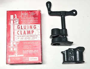 Vintage Sears Craftsman Gluing Clamp No. 9-6674 ~ 3/4” Pipe USA in Box - Picture 1 of 2