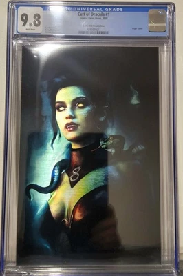 Cult of Dracula #1 (2021) Shannon Maer METAL Virgen 1/50 CGC 9.8 Top Pop Foto 1 de 2