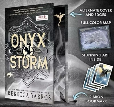 ⭐️ ONYX STORM COLLECTOR’s EDITION BOOK HARDCOVER Target Deluxe Limited ⭐️