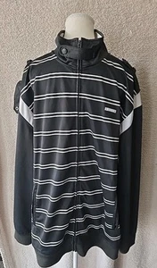 Ecko Unltd. Jacket Men's 2XL Knit Black Full Zip Collared Track Sweatshirt - Picture 1 of 20